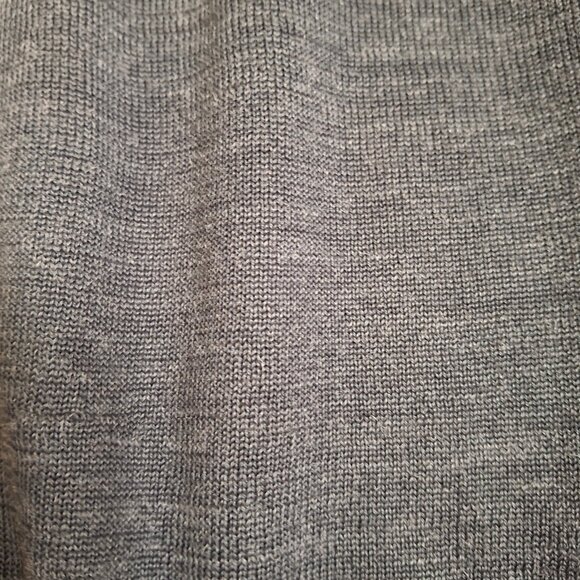 Babydoll  Cable Knit Dress Jumper Size M Empire Waist Chunky Cable Knit on Top - Picture 9 of 16